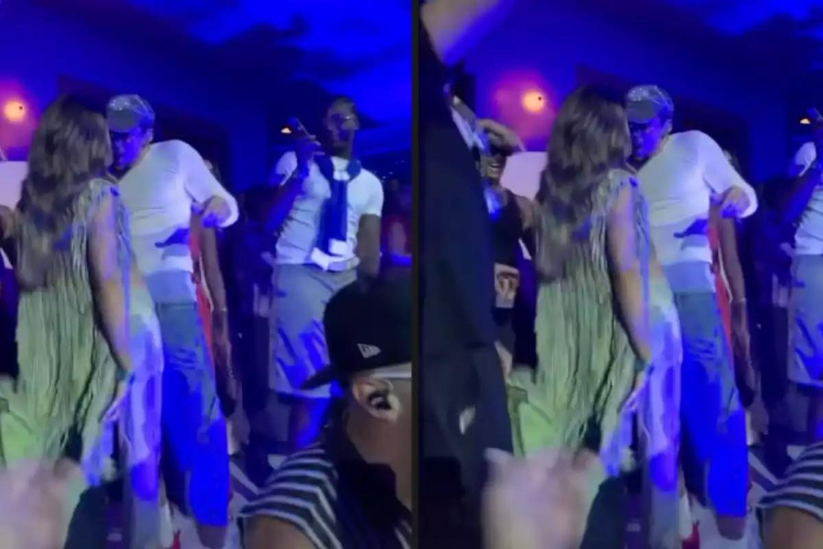 Belinda y Bad Bunny son captados bailando de forma muy sensual y fans piden que sean novios