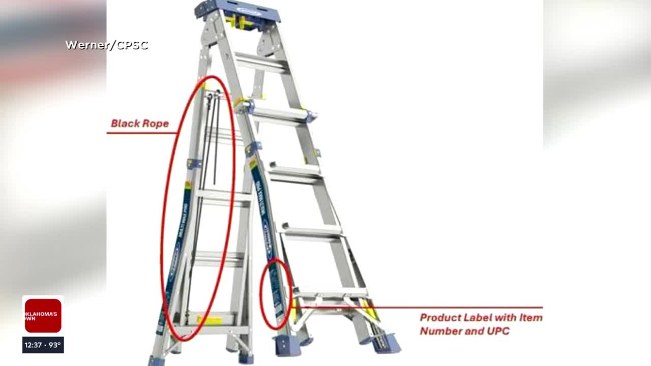 Werner recalls more than 100,000 ladders due to potential fall and injury hazard