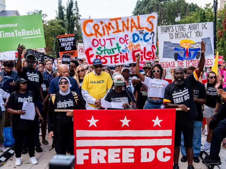 US protesters say Trump using ‘crime emergency’ to justify DC takeover
