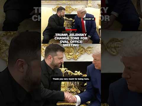 Trump changes his tone in latest meeting with Zelensky