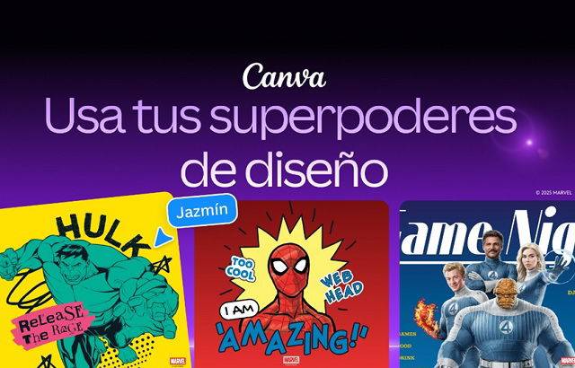 Canva lanza la nueva colección Marvel