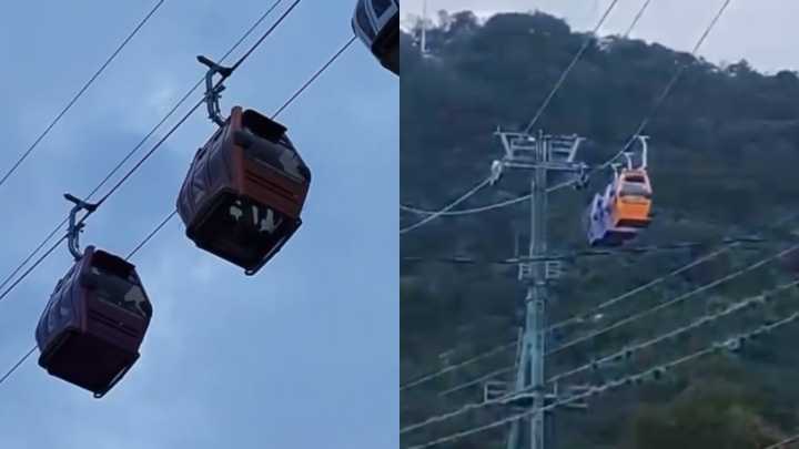 Fuertes Vientos Afectan Teleférico de Orizaba; Turistas Quedan Atrapados en las Alturas