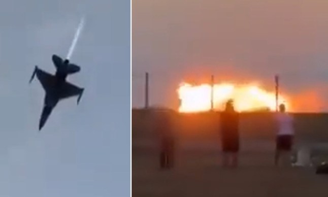 Jet pilot killed in fireball crash during training stunt for Radom airshow in Poland