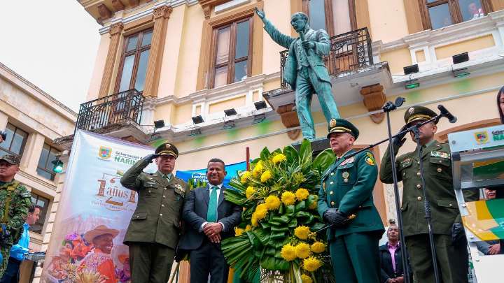Gobernación de Nariño celebró 121 años de historia y compromiso con la paz