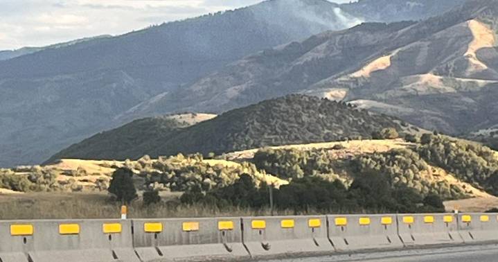 Wildfire ignites near Sardine Canyon