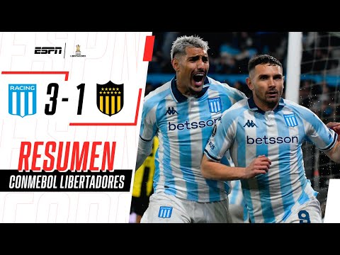 Racing vs. Peñarol (3-1): resultado, resumen y goles del partido por Copa Libertadores 