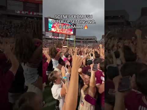 On the field at FSU 🔥