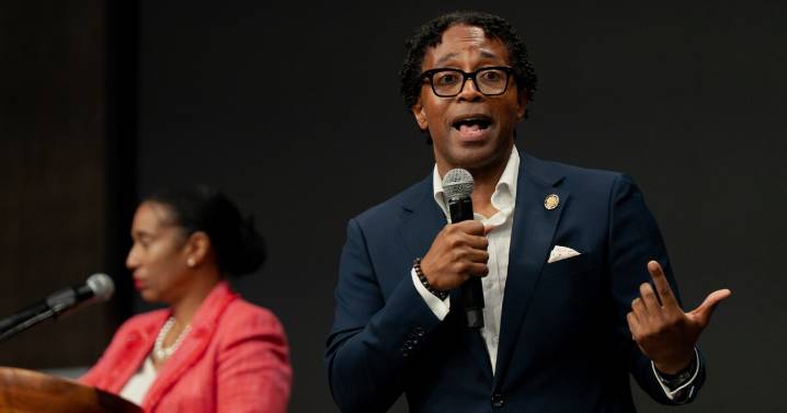 Protesters confront U.S. Rep. Wesley Bell at town hall about his support of Israel