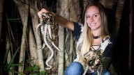 Florida woman catches 60 pythons to win state's annual python challenge