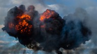 Evacuations Remain In Effect As Fire Continues To Burn From Plant Explosion