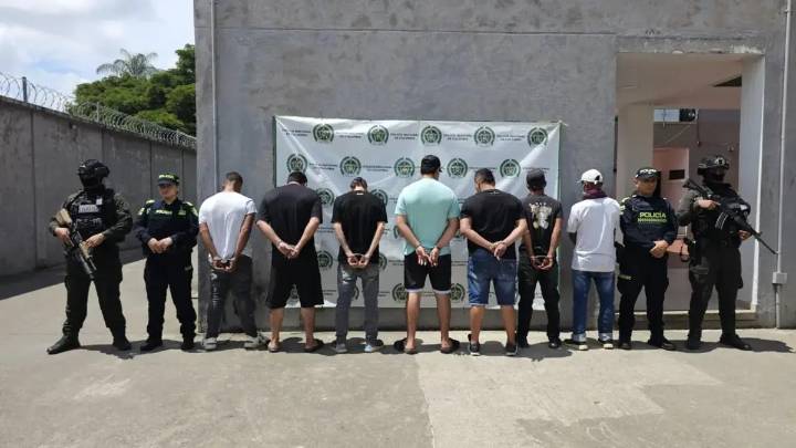 Operación policial en Granada, Meta, deja la captura de nueve personas por microtráfico