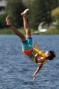 Rainfall clears algae at Minnedosa Lake, boosting local water park