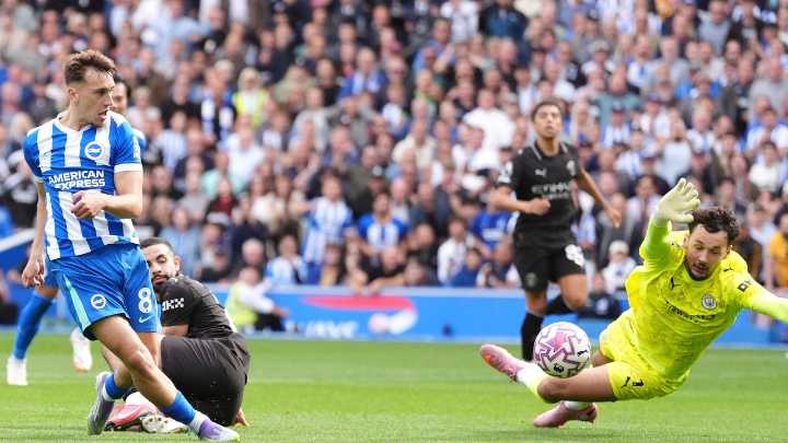 Así ha sido el golazo con el que el Brighton hundió al Manchester City de Guardiola (2