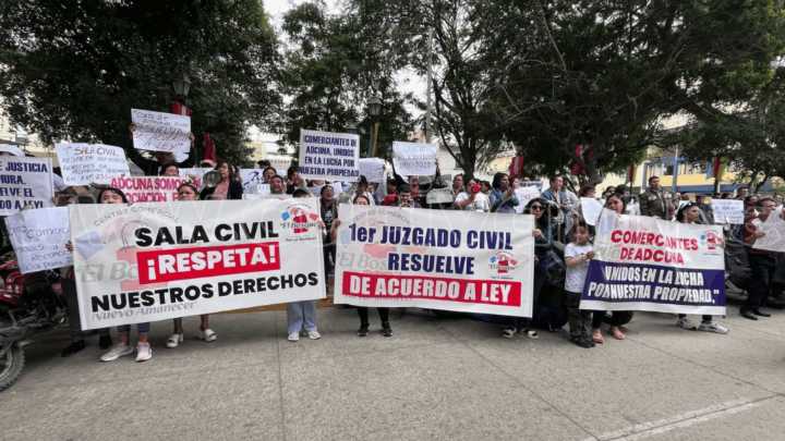 Comerciantes de la Asociación Nuevo Amanecer en Piura denuncian fallo judicial que amenaza con desalojarlos