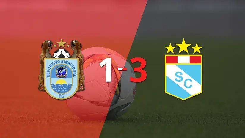 Liga 1: Deportivo Binacional no pudo resistir el juego de Sporting Cristal, que logró imponerse por 3 a 1
