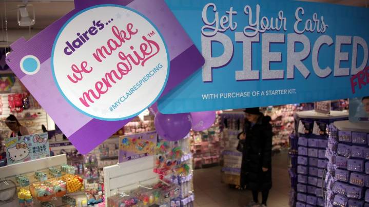 Claire's files for bankruptcy, citing high debt and changing consumer trends