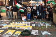 Protestan por asesinato de periodistas en Gaza
