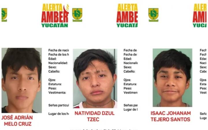 Desaparecen tres menores en fraccionamiento Caucel II de Mérida: Activan Alerta Amber