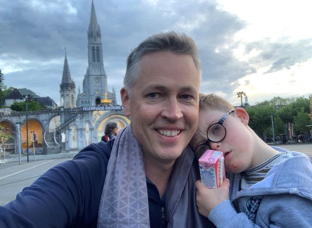 ‘Dada’ and Tim’s trip to Lourdes: 'He'd leapt out of the wheelchair and was sprinting from the grotto, laughing with pure mischief'