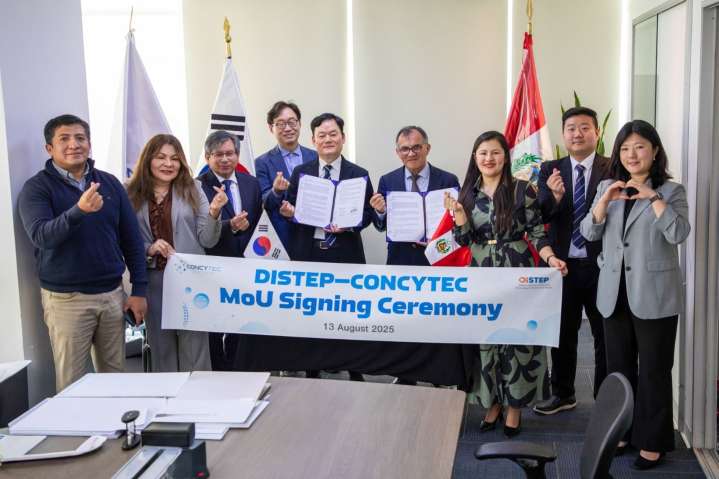 Perú y Corea del Sur firman convenio para impulsar proyectos de ciencia y tecnología