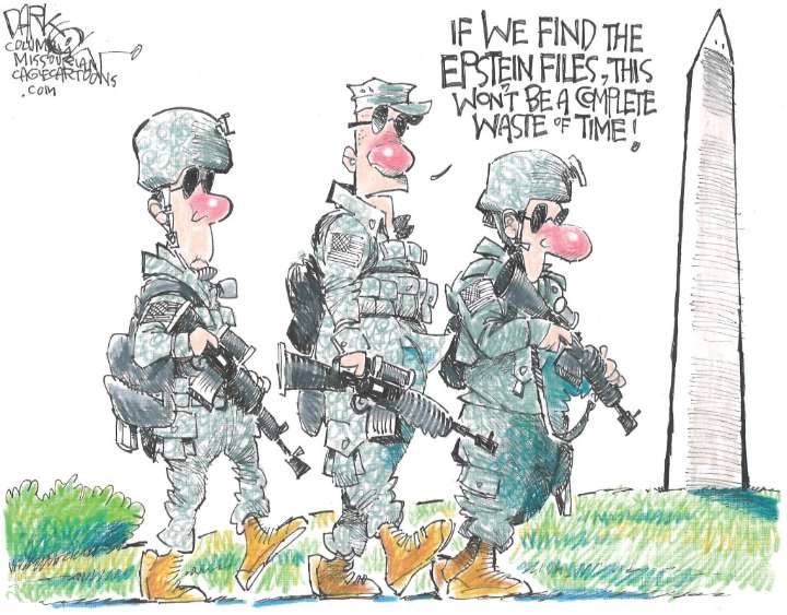 Cartoonist’s take: ‘National Guard in Washington, D.C.’