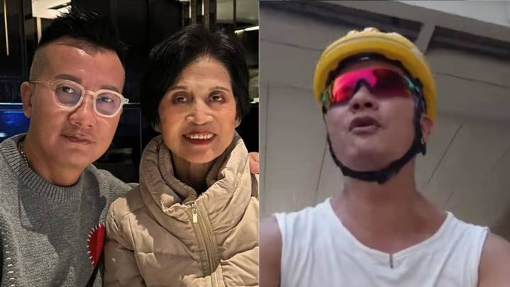 Actor Chen Hanwei cycled from Selangor to Singapore in charity event, stopped in JB to pay respects to late mum