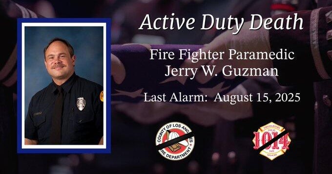 Los Angeles County firefighter dies while on duty