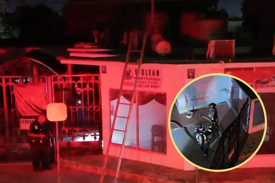 Sartén quemado provoca incendio en restaurante de La Paz; bomberos lo controlan