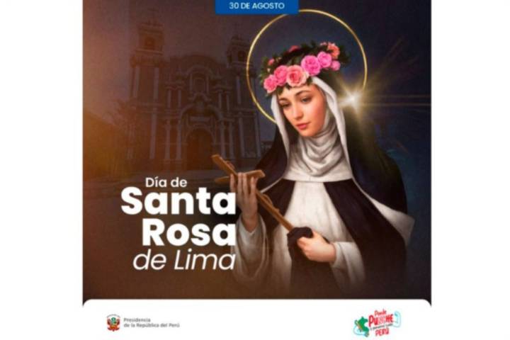 Presidencia de la República rinde homenaje a Santa Rosa de Lima