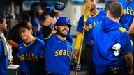 Eugenio Suarez joins 40 home run club with laser beam vs. Athletics