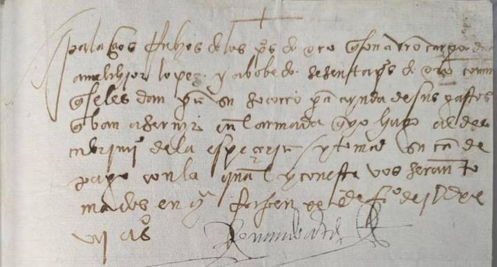 EUA devuelve manuscrito robado firmado por Hernán Cortés