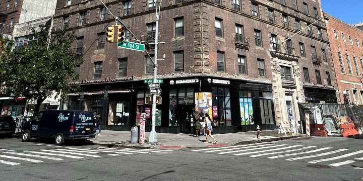 Longtime UWS Sidewalk Shed Over 104th Street Corner Is Gone