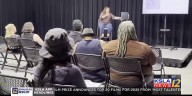 Artists learn how to express their emotions through their work at art workshop taught by Maudie Bryant