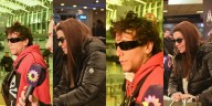 Cómo fue el regreso de Alex y Charlotte Caniggia distanciados en el mismo vuelo desde China: las fotos
