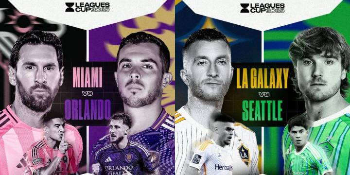 Semifinales de la Leagues Cup 2025: horarios, equipos y dónde ver los partidos en vivo