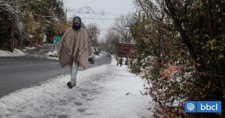 Confirman pronóstico de nieve para las próximas horas en Santiago: revisa aquí donde nevaría