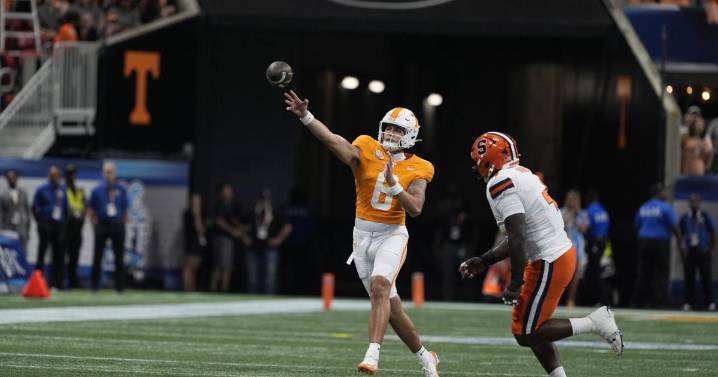 Balanced offense leads No. 24 Tennessee past Syracuse in Aflac Kickoff Game