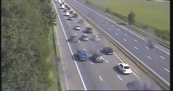 LIVE: M5 traffic stopped after serious crash as air ambulance lands