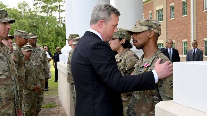 Soldiers hailed as heroes for tackling armed assailant at Georgia Army base