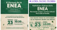 Dos convocatorias con distintos fines, hoy en Manizales, por el parque de La Enea