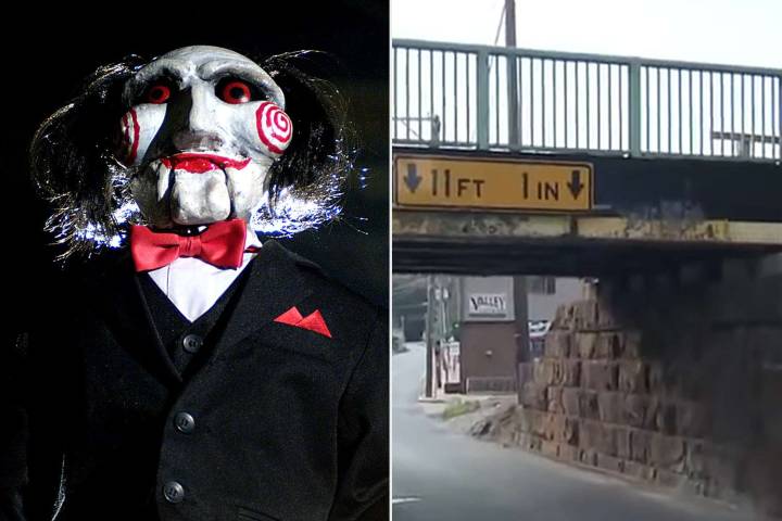 Creepy 'Saw'-Themed Signs Appeared on a Bridge in Pennsylvania