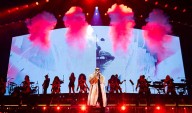 Popular singer scolds fan for bringing baby to concert. ‘Protect his ears or something.’