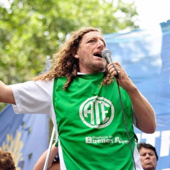 "Orgullo de ATE", dijo Arévalo al conocerse que Oscar de Isasi integra la lista para Diputados por Fuerza Patria