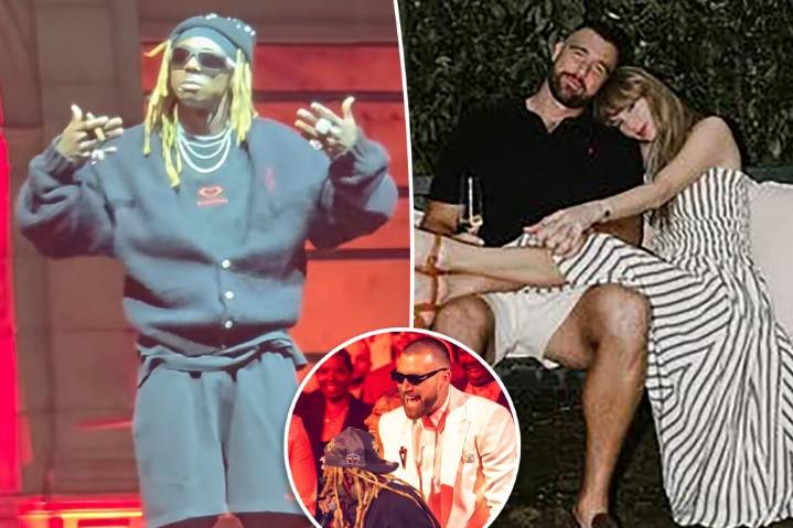 Lil Wayne talks Taylor Swift, Travis Kelce engagement mid