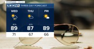 Relief from the heat is on the way