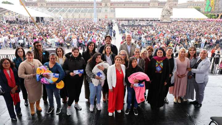 Programa «Desde la cuna» alcanza la meta de beneficiar a 85 mil niñas y niños en 2025: Clara Brugada