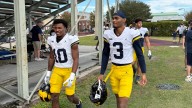Michigan football's new pair of defensive players turning heads