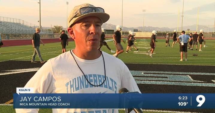 Head Coach Jay Campos' message to Mica Mountain Thunderbolt football