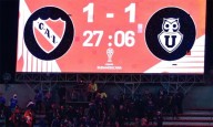 Violentos incidentes en el partido Independiente vs. U. de Chile por la Copa Sudamericana