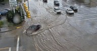 LIVE: Street flooding seen in Ogden following rainstorm